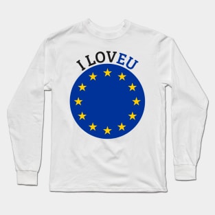 I Love EU Anti Brexit Long Sleeve T-Shirt